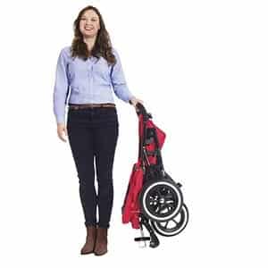 nav - folded Phil & Ted's Inline Double Strollers
