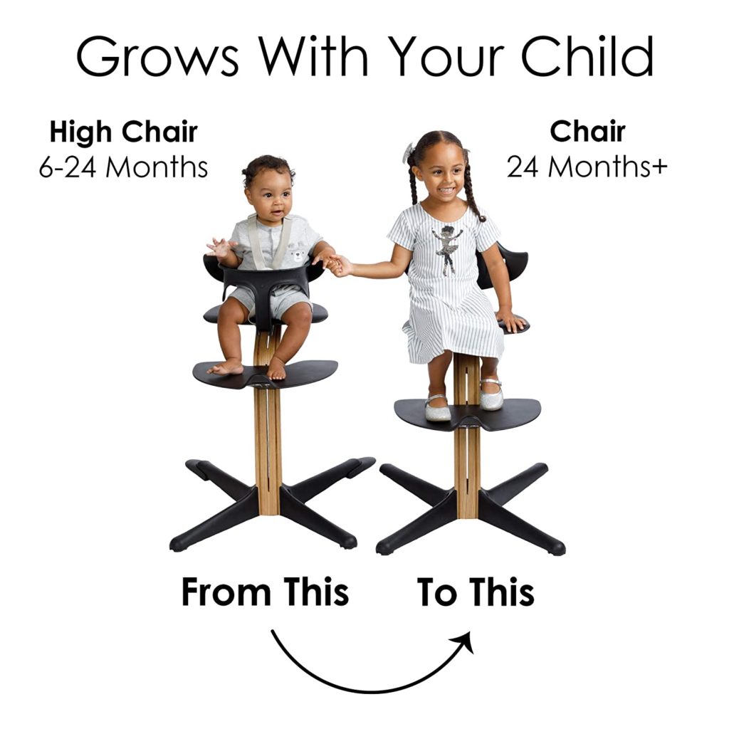 nomi high chair extends