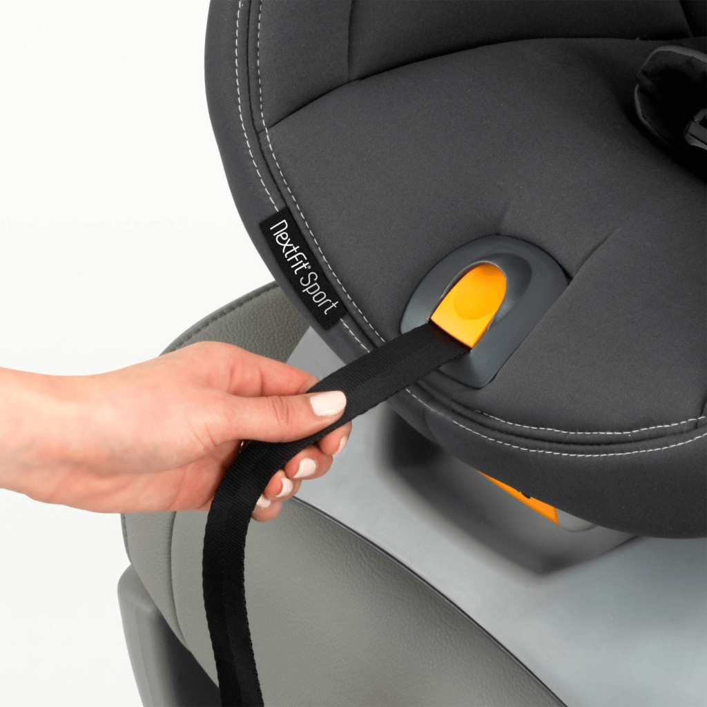 The Chicco NextFit harness tightening strap