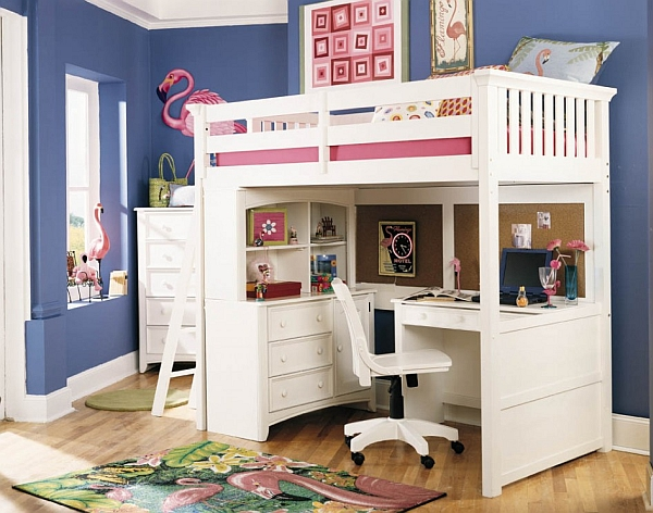 create a kids workspace: bunk bed