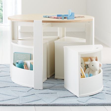 create a kids workspace: crate and barrel