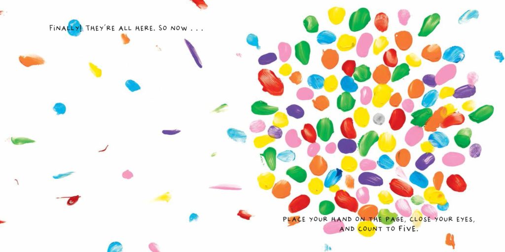 sensory books for toddlers -- Paint colors