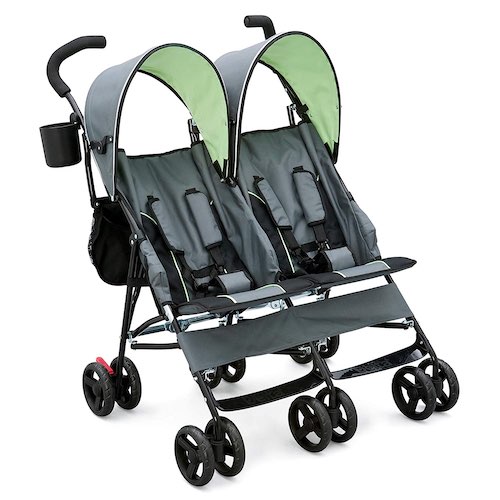 Delta double travel stroller